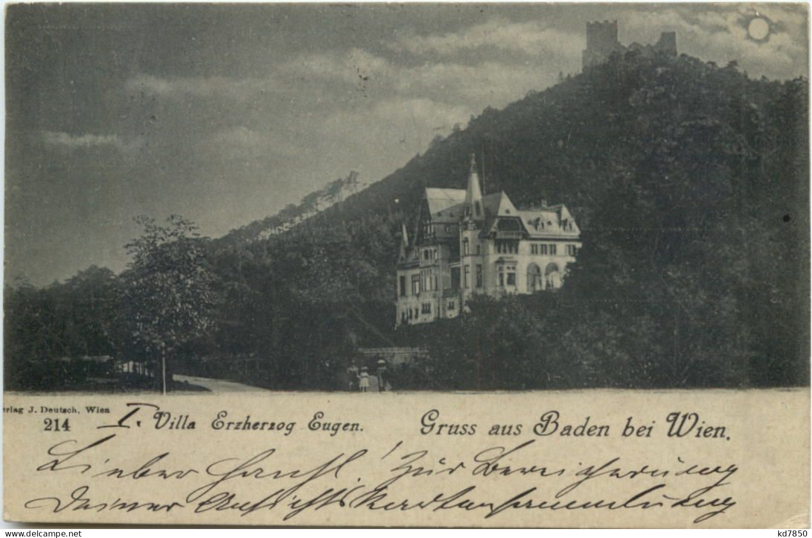 Gruss Aus Baden Bei Wien - Villa Erzherzog Eugen - Baden Bei Wien