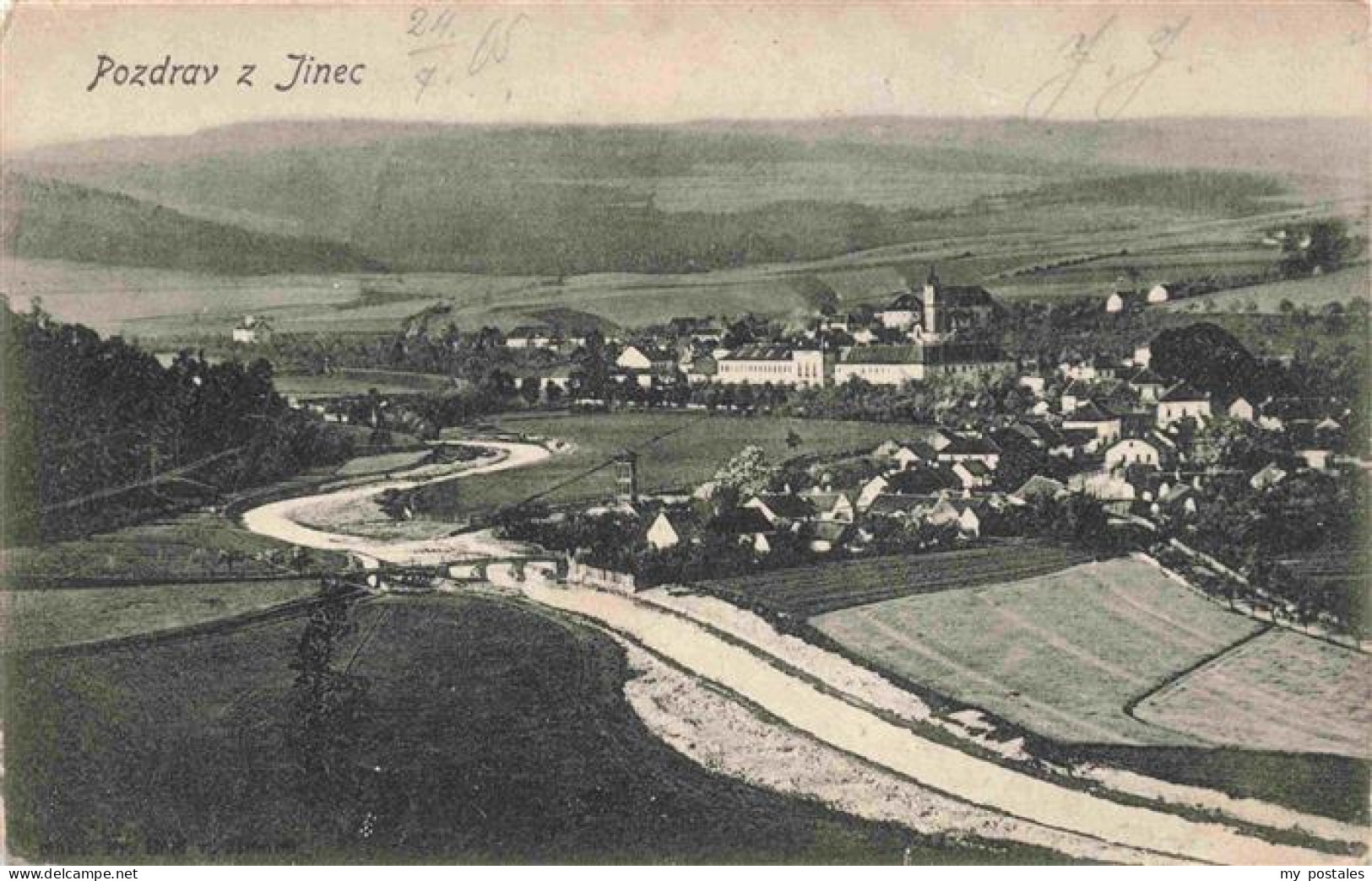 73977415 Jinec_Jince_Pribram_CZ Panorama - Tschechische Republik