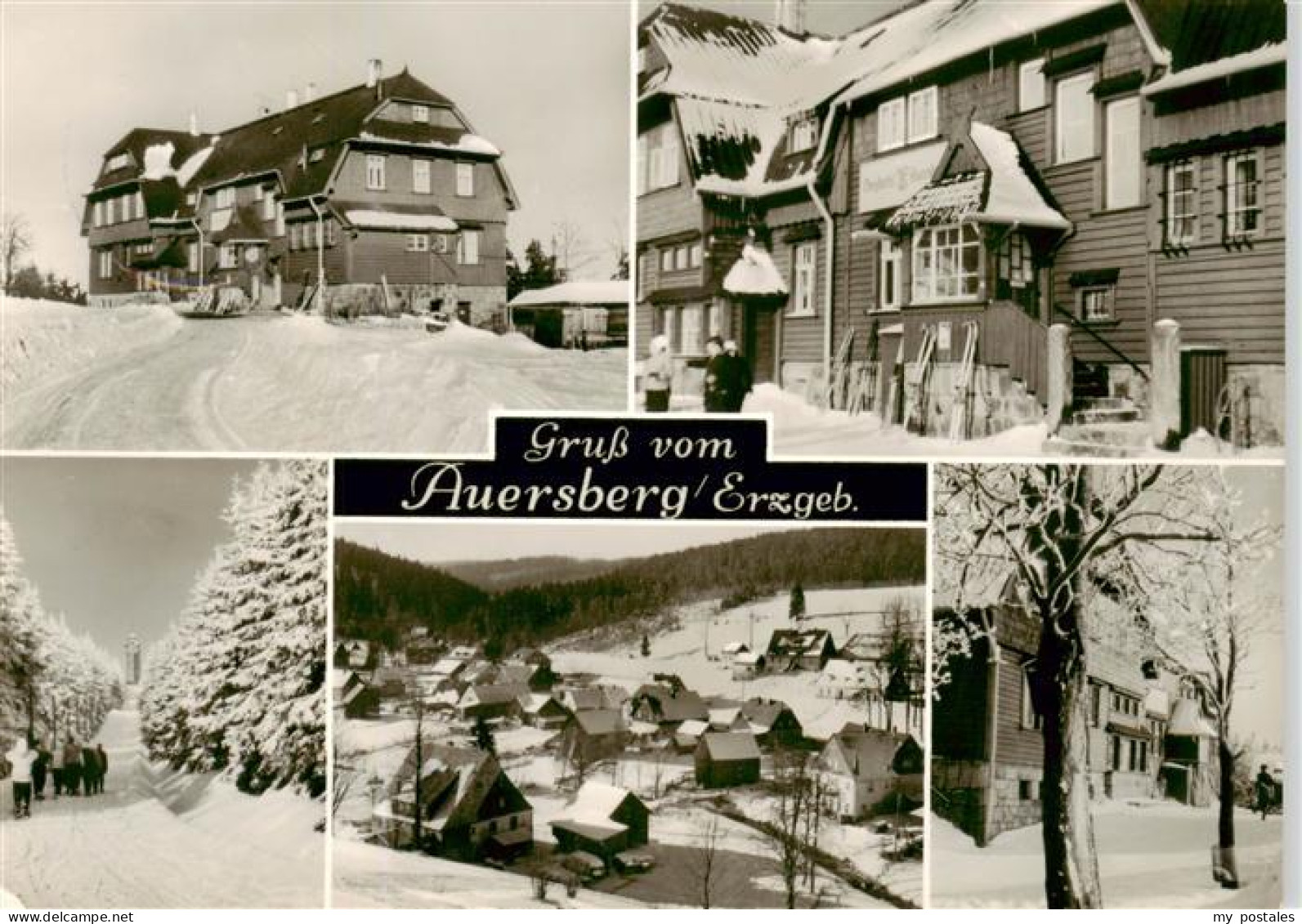 73906132 Auersberg 1020m Wildenthal Erzgebirge Teilansichten Panorama - Eibenstock