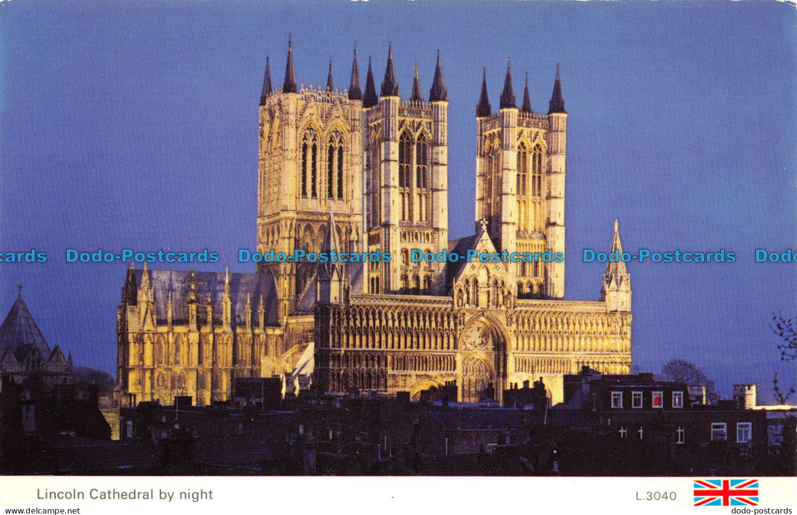 R099640 Lincoln Cathedral By Night. Dennis - Monde