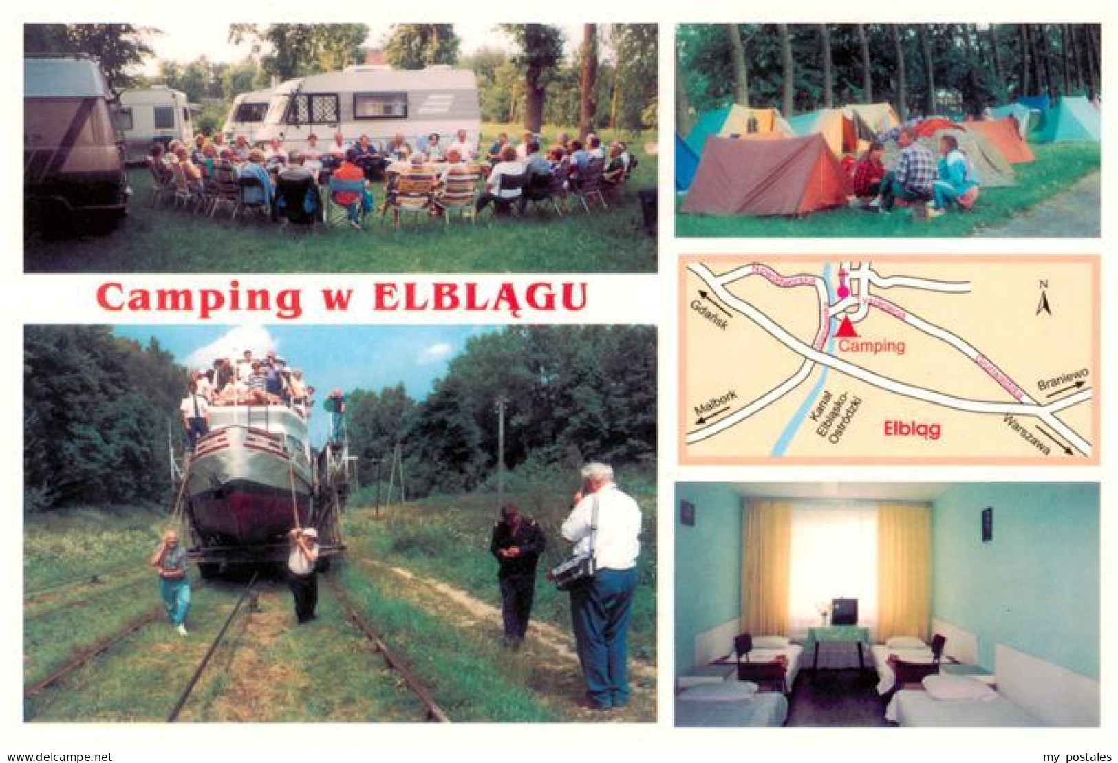 73906091 Elblag Elbing PL Camping W Elblagu Kasa Biletowa Zeglugi Ostrodzko Elbl - Polonia