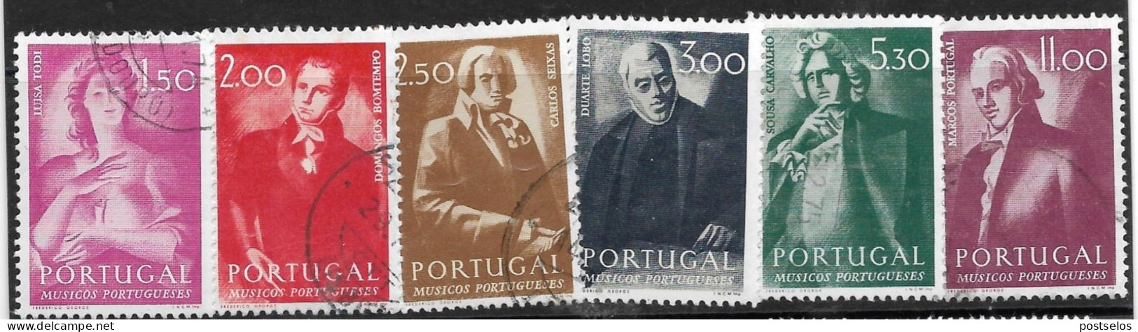 Musicos Portugueses - Oblitérés