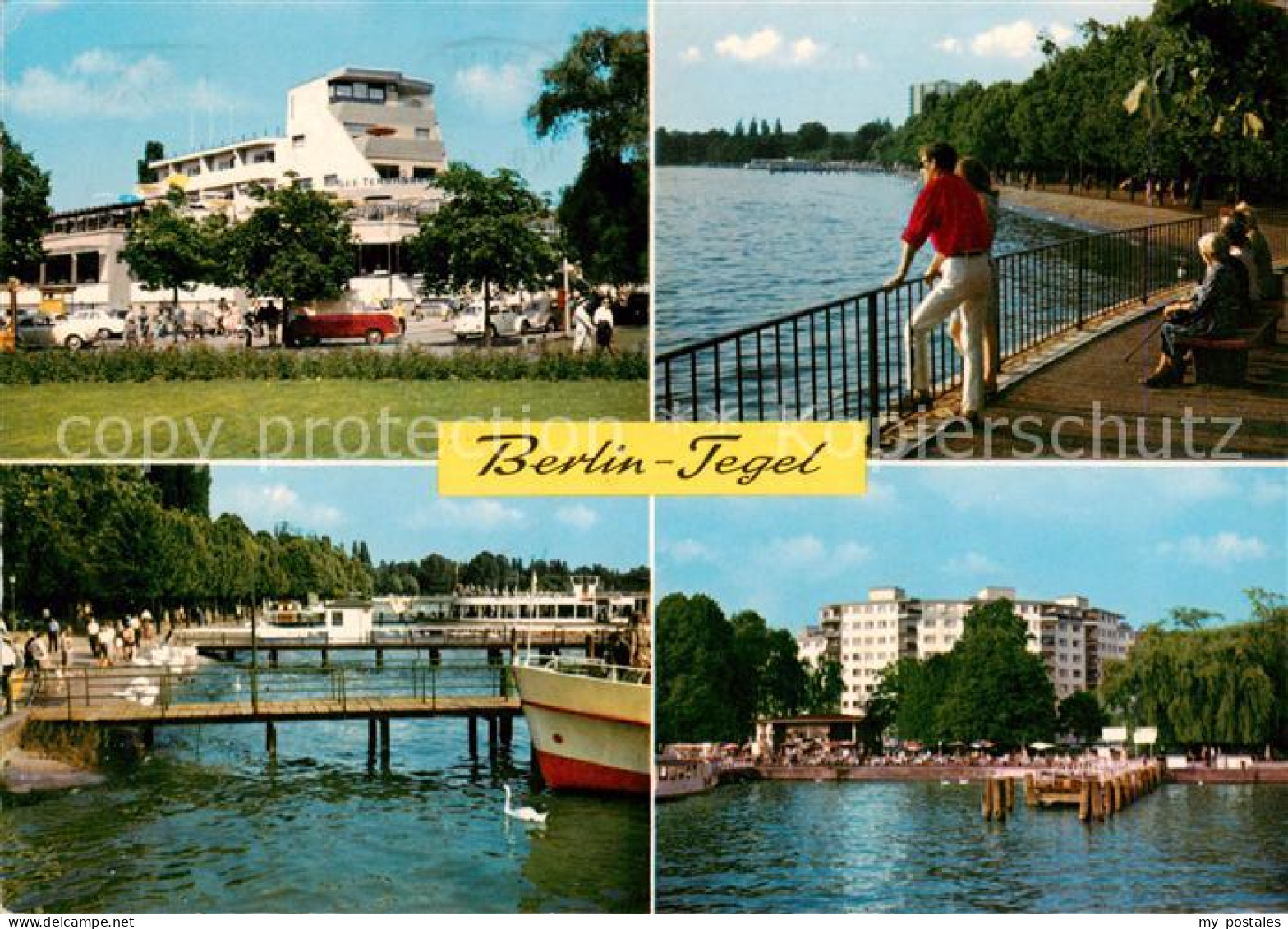 73867301 Tegel Berlin Seeterrassen Uferpromenade Dampferstation Haus Nixe  - Other & Unclassified