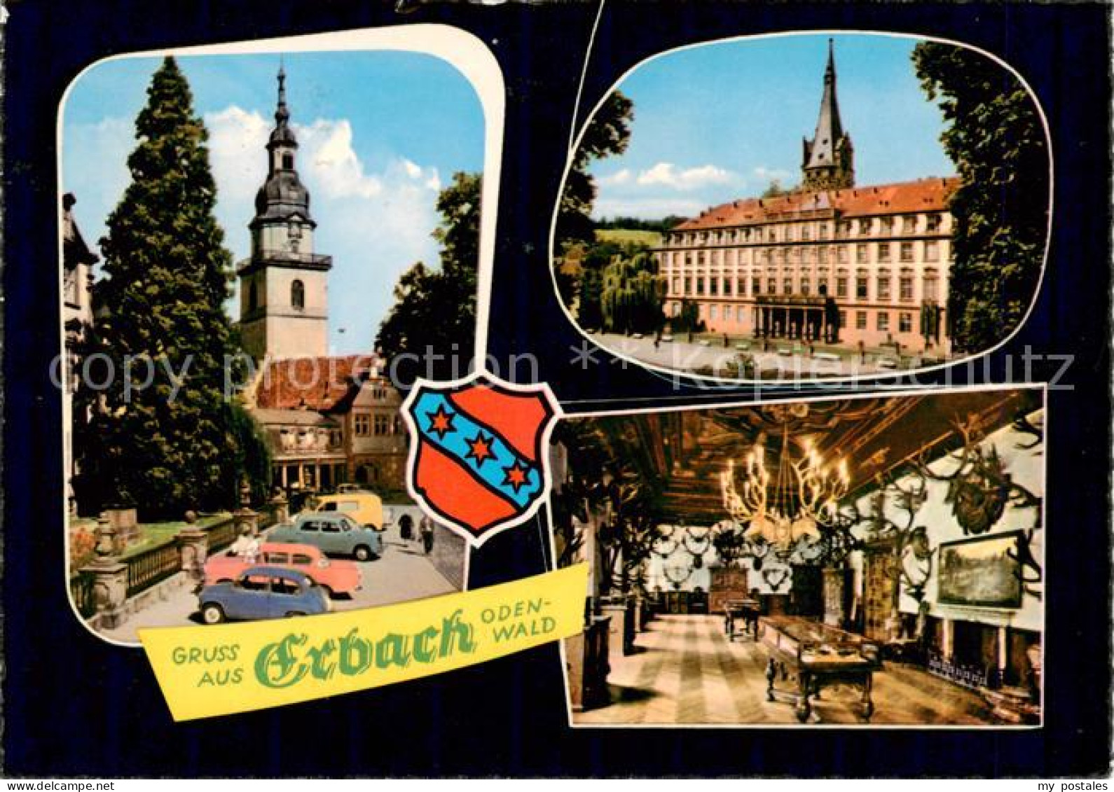 73867295 Erbach Odenwald Kirche Schloss Halle Erbach Odenwald - Erbach