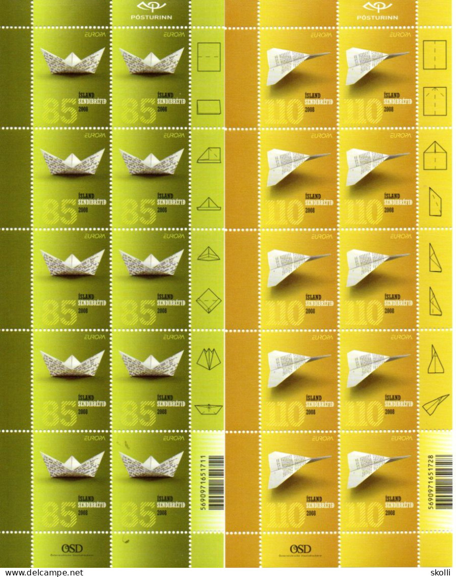 ICELAND. 2008. EUROPA. - Blocks & Sheetlets