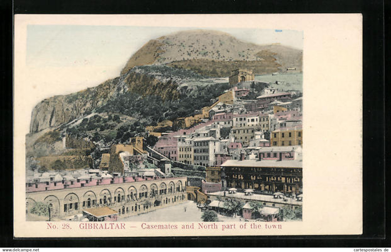 Postal Gibraltar, Casemates And North Part Of The Town  - Gibilterra