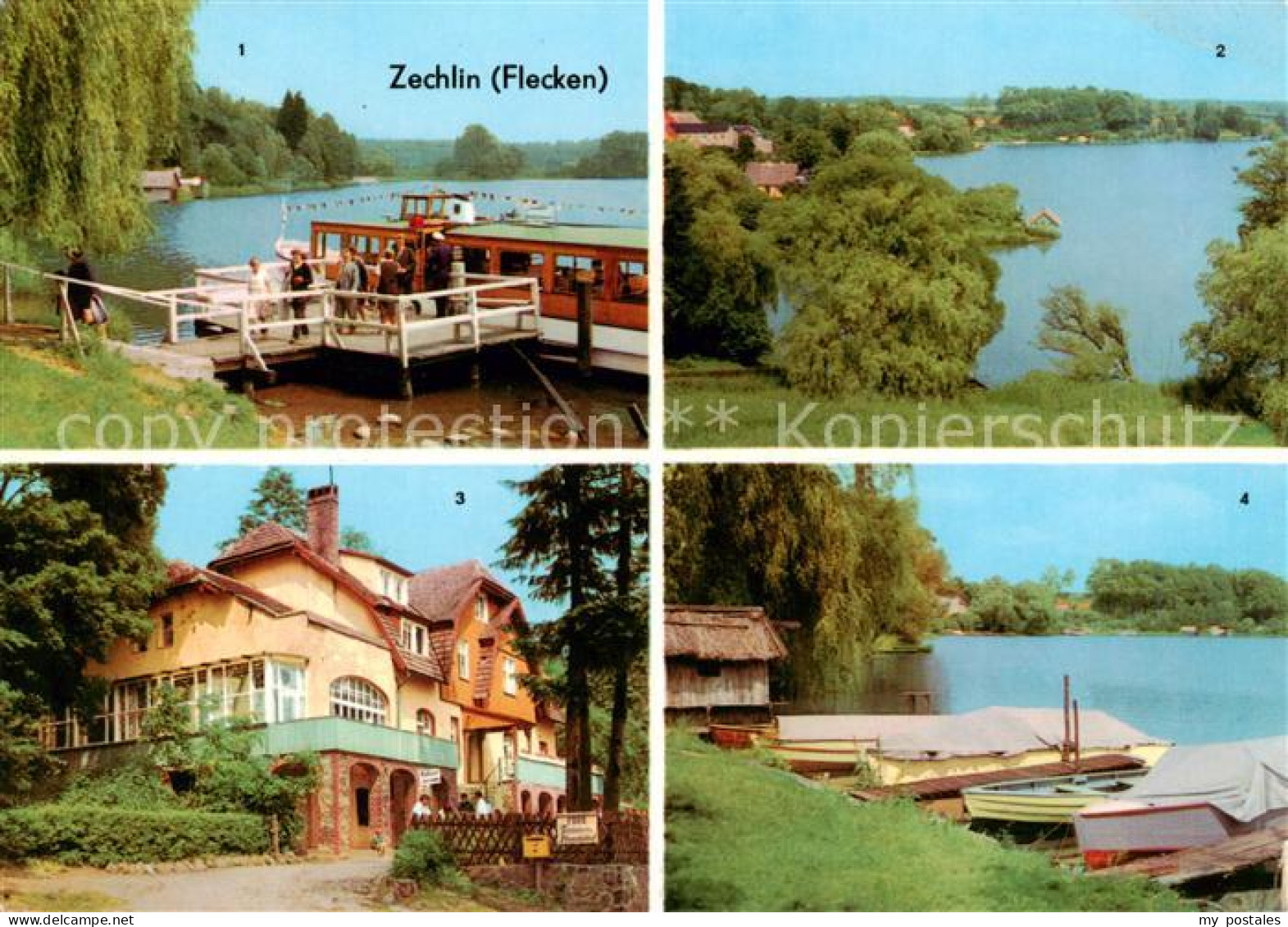 73867215 Zechlin Flecken Dampferanlegestelle Am Schwarzen See FDGB Erholungsheim - Zechlinerhütte