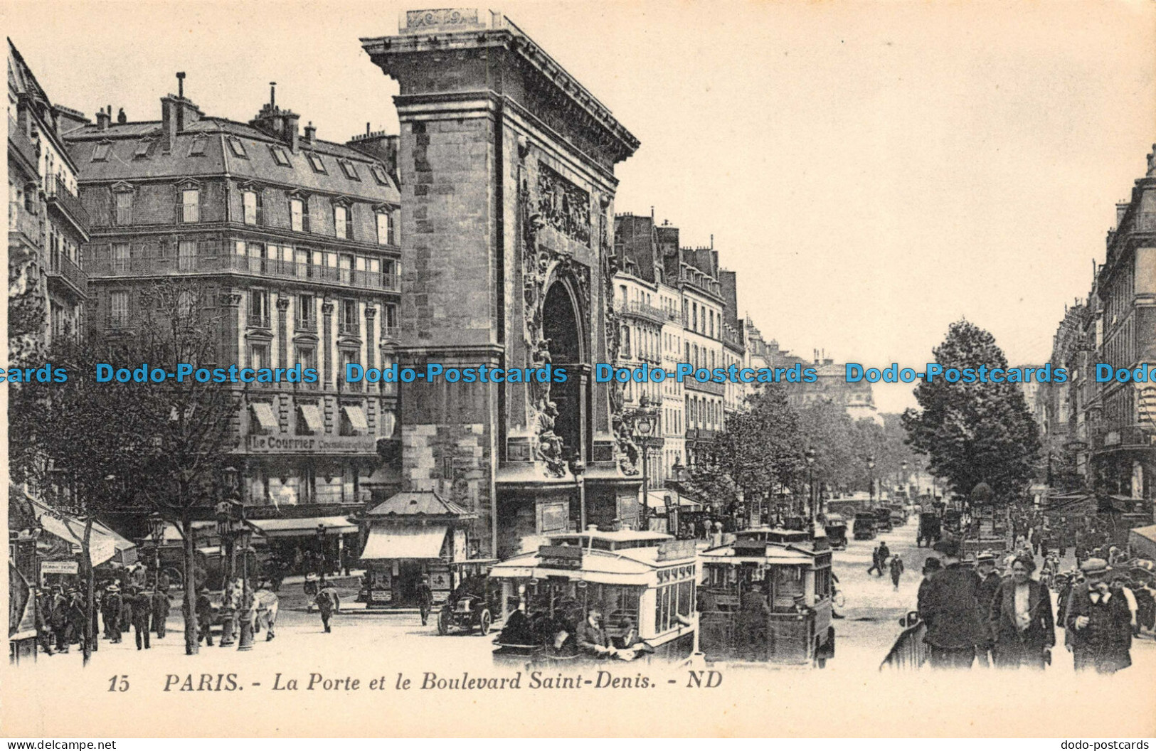 R101047 Paris. La Porte Et Le Boulevard Saint Denis. ND. Levy Et Neurdein Reunis - Monde
