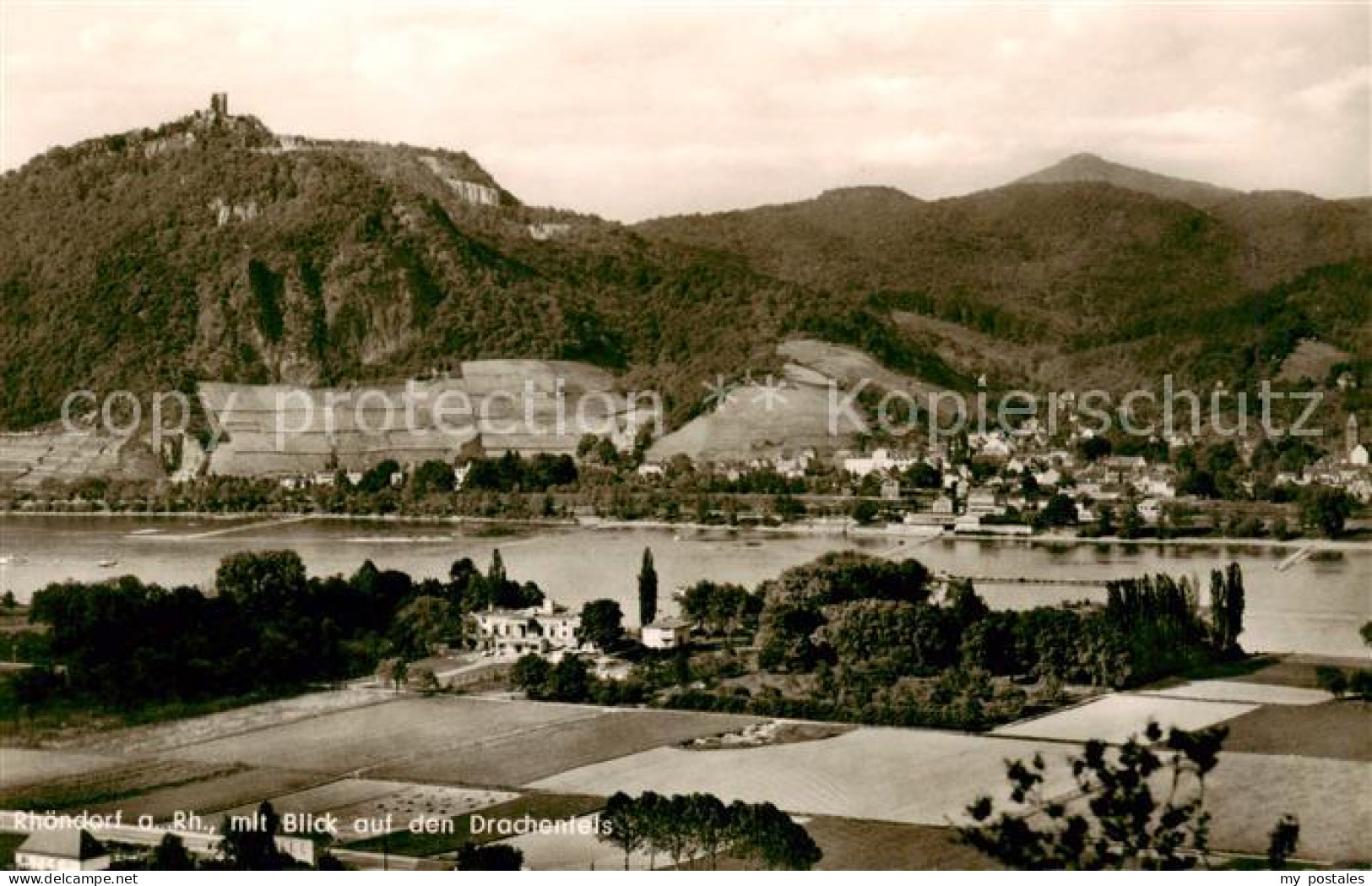 73833246 Rhoendorf Mit Blick Auf Den Drachenfels Rhoendorf - Bad Honnef