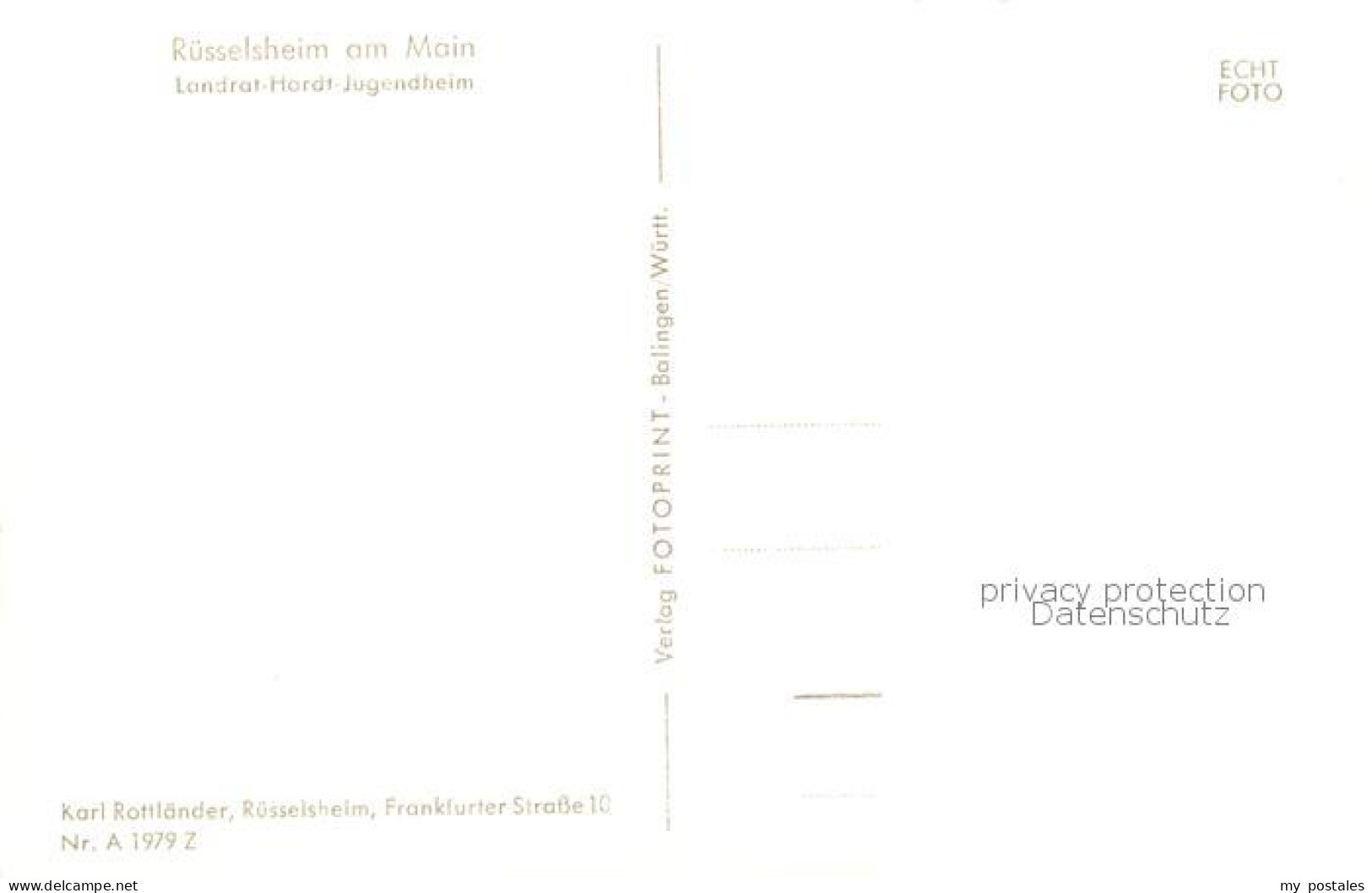 73833242 Ruesselsheim Main Landrat Hardt Jugendheim Ruesselsheim Main - Ruesselsheim