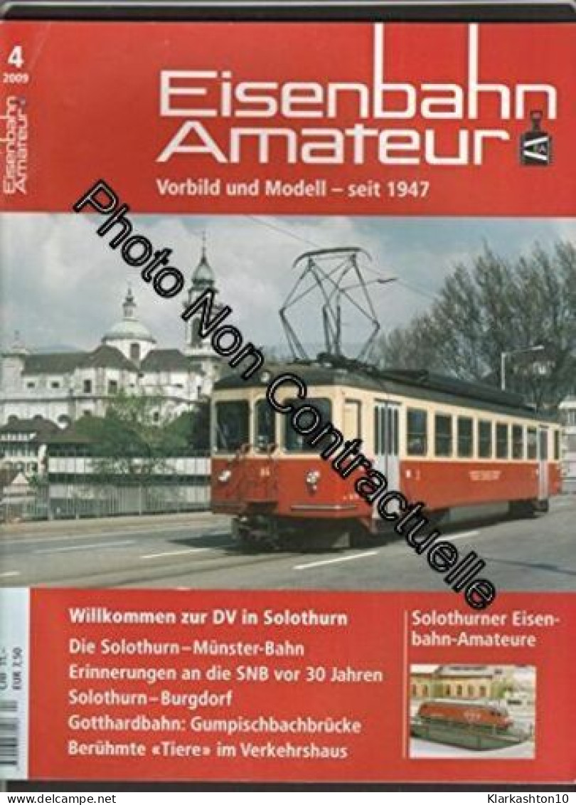 EISENBAHN AMATEUR [No 4 De 2009] Vorbild Und Modell - Seit 1947 - Altri & Non Classificati