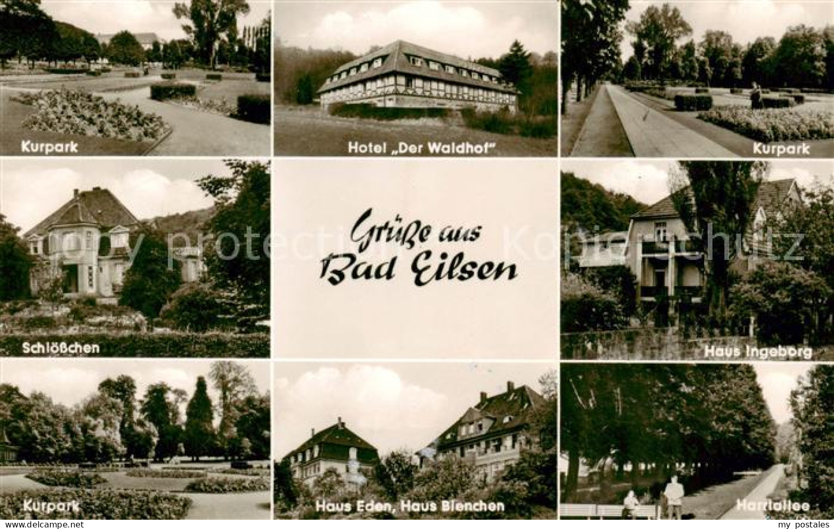 73833141 Bad Eilsen Kurpark Hotel Der Waldhof Schloesschen Haus Eden Haus Biench - Autres & Non Classés