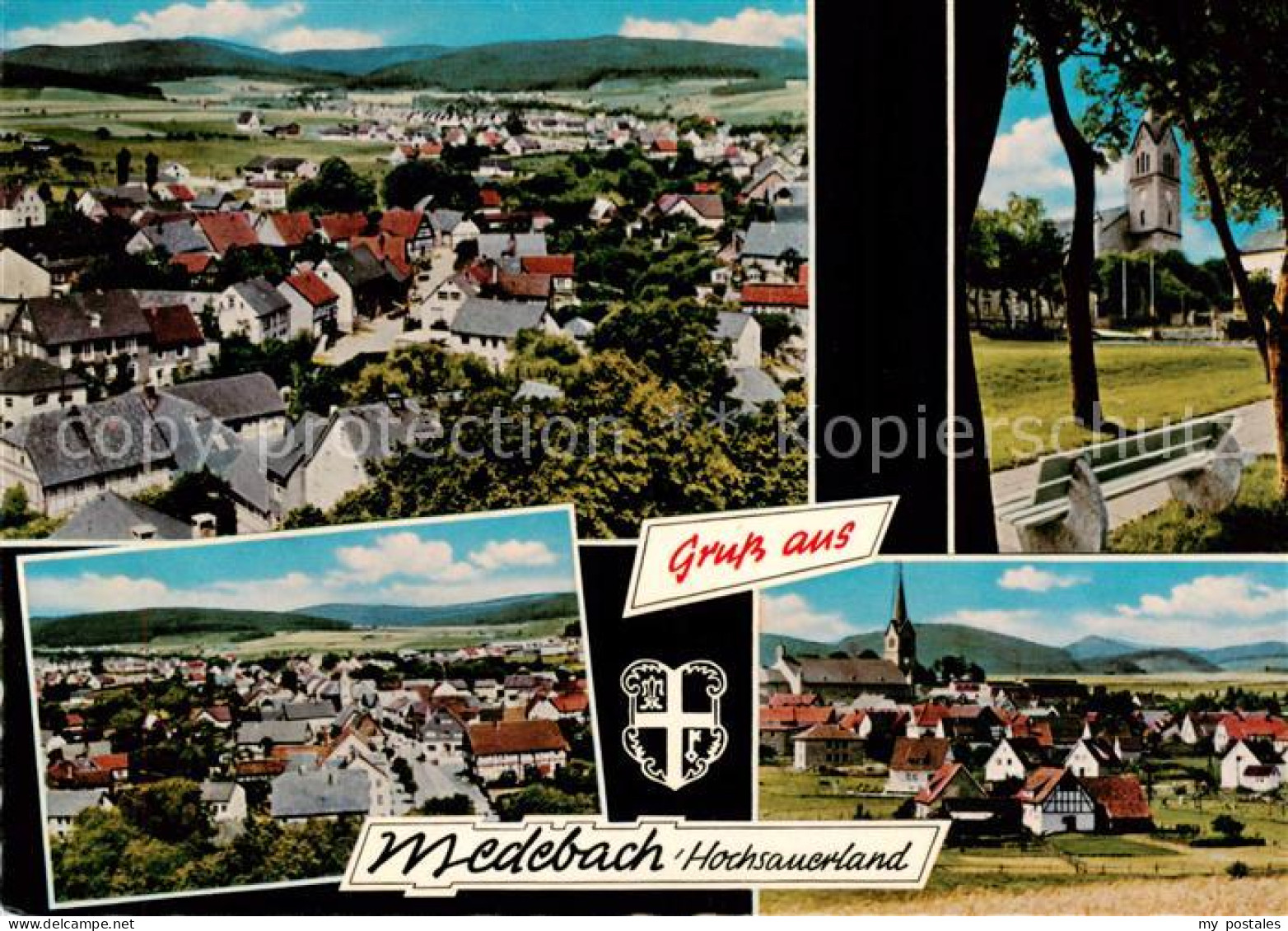 73833114 Medebach Fliegeraufnahme Kirche Panorama Medebach - Altri & Non Classificati