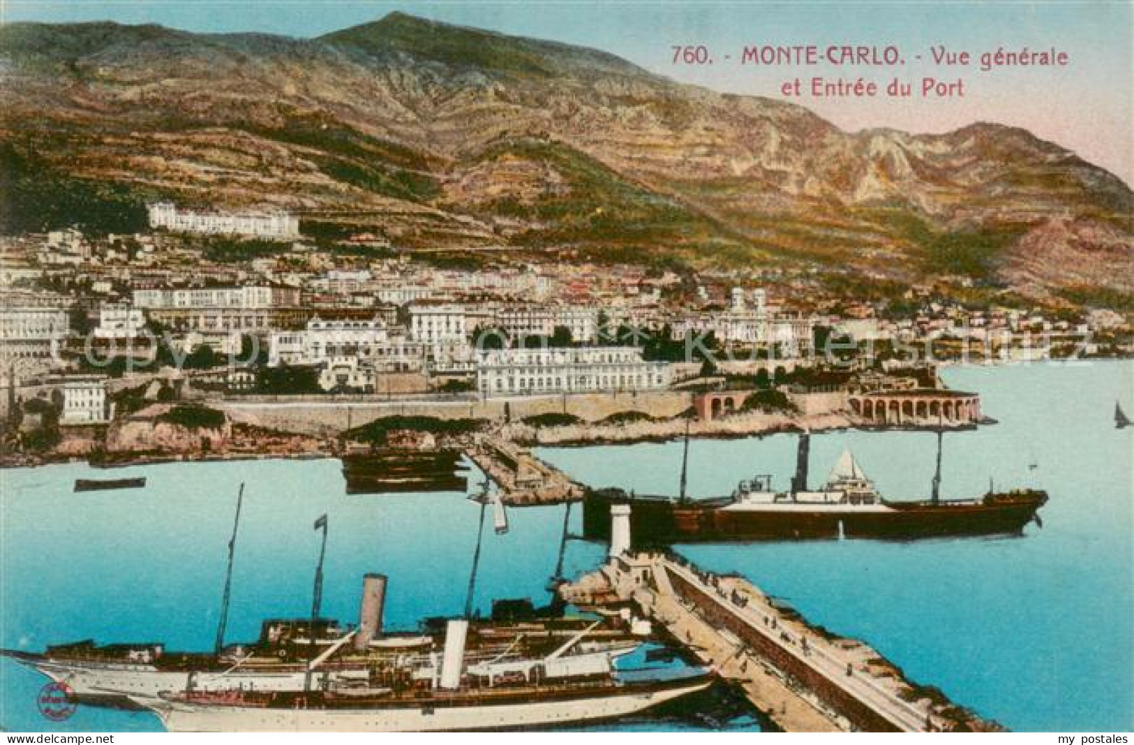 73799186 Monte-Carlo Monaco Vue Generale Et Entree Du Port  - Andere & Zonder Classificatie