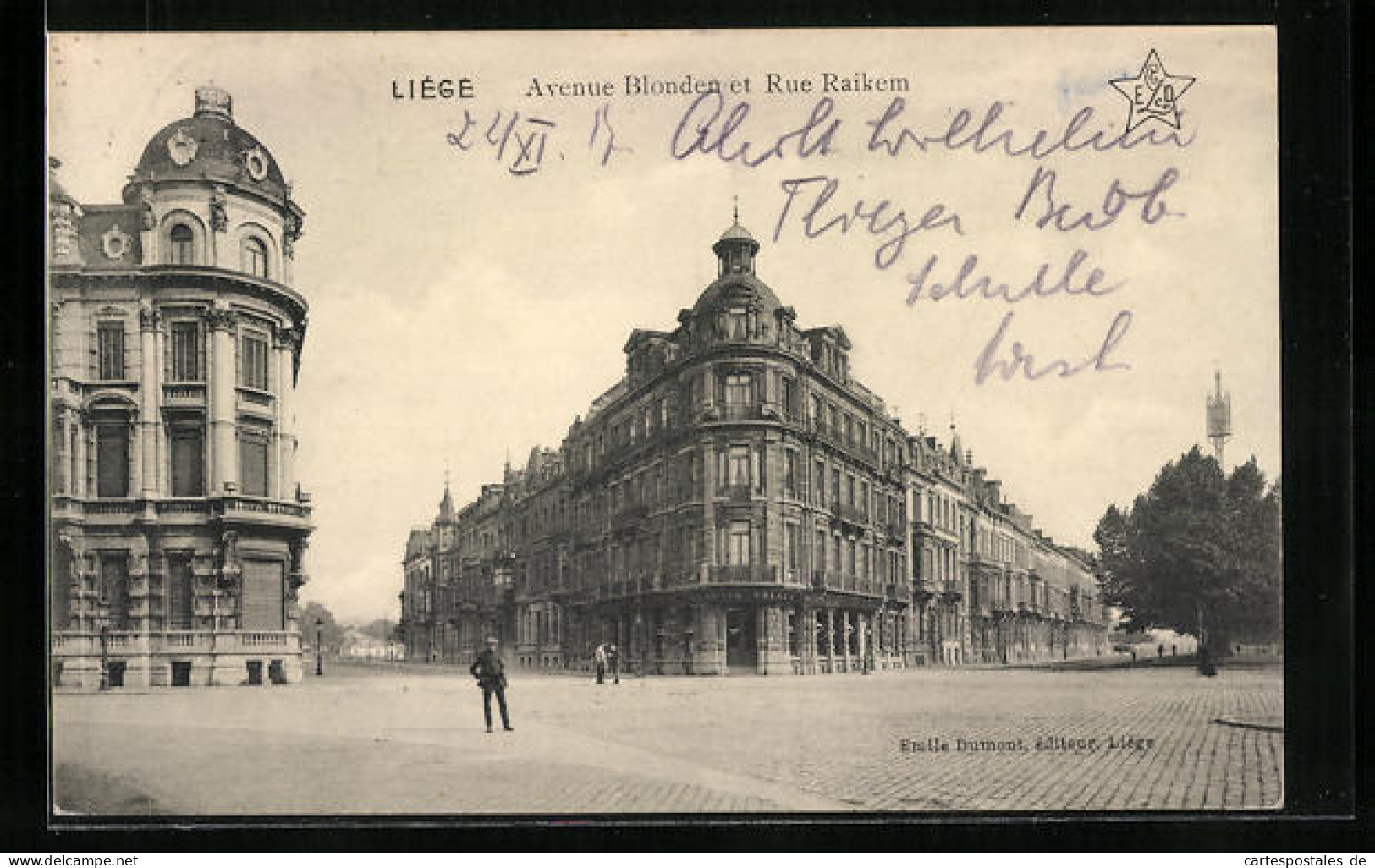 AK Liège, Avenue Blonden Et Rue Raikem  - Autres & Non Classés