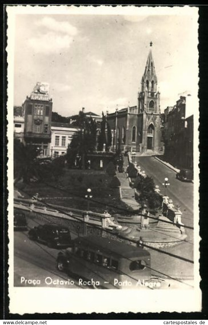 Foto-AK Porto Alegre, Praca Octavio Rocha  - Sonstige & Ohne Zuordnung