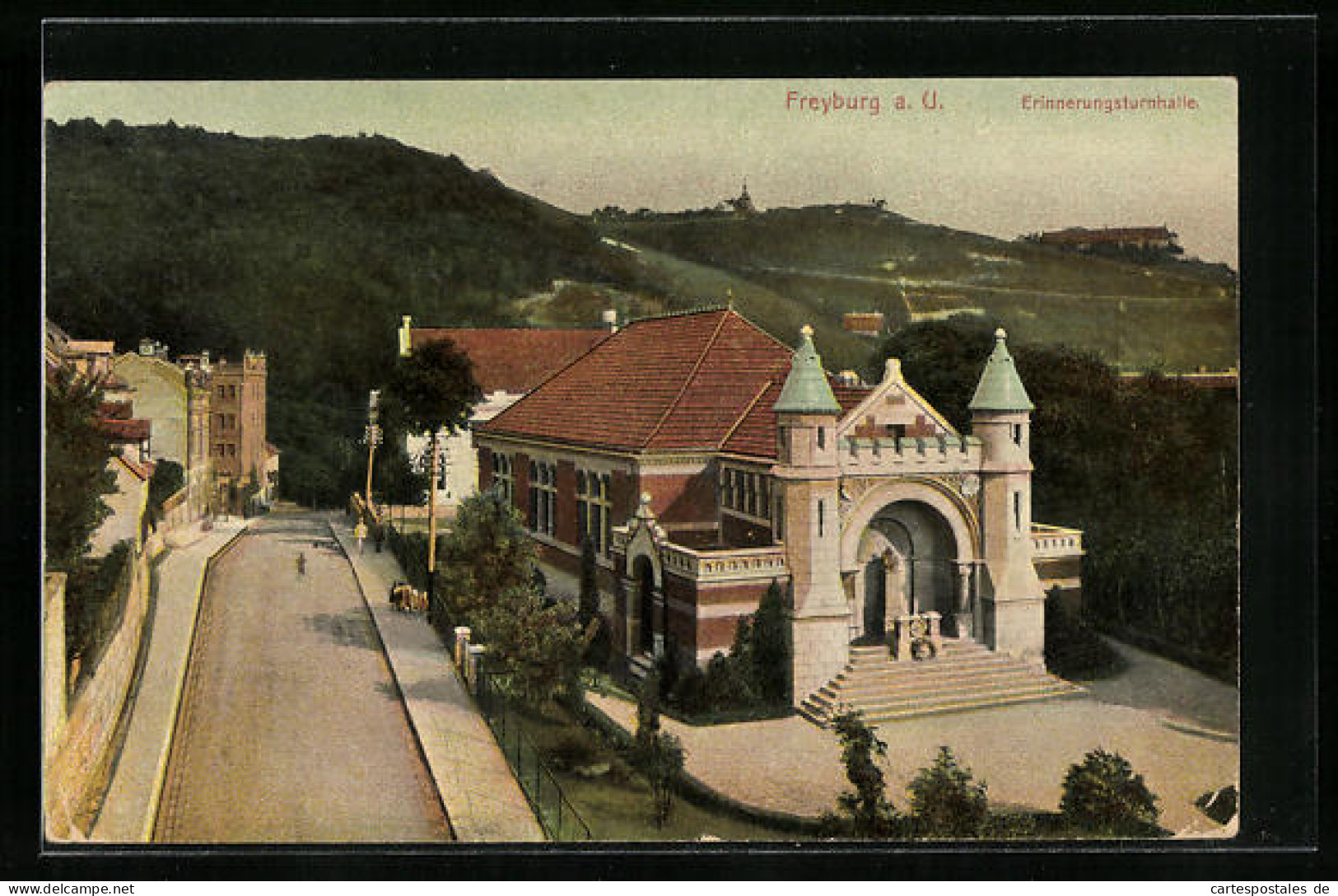 AK Freyburg A. U., Blick Auf Die Erinnerungsturnhalle  - Freyburg A. D. Unstrut