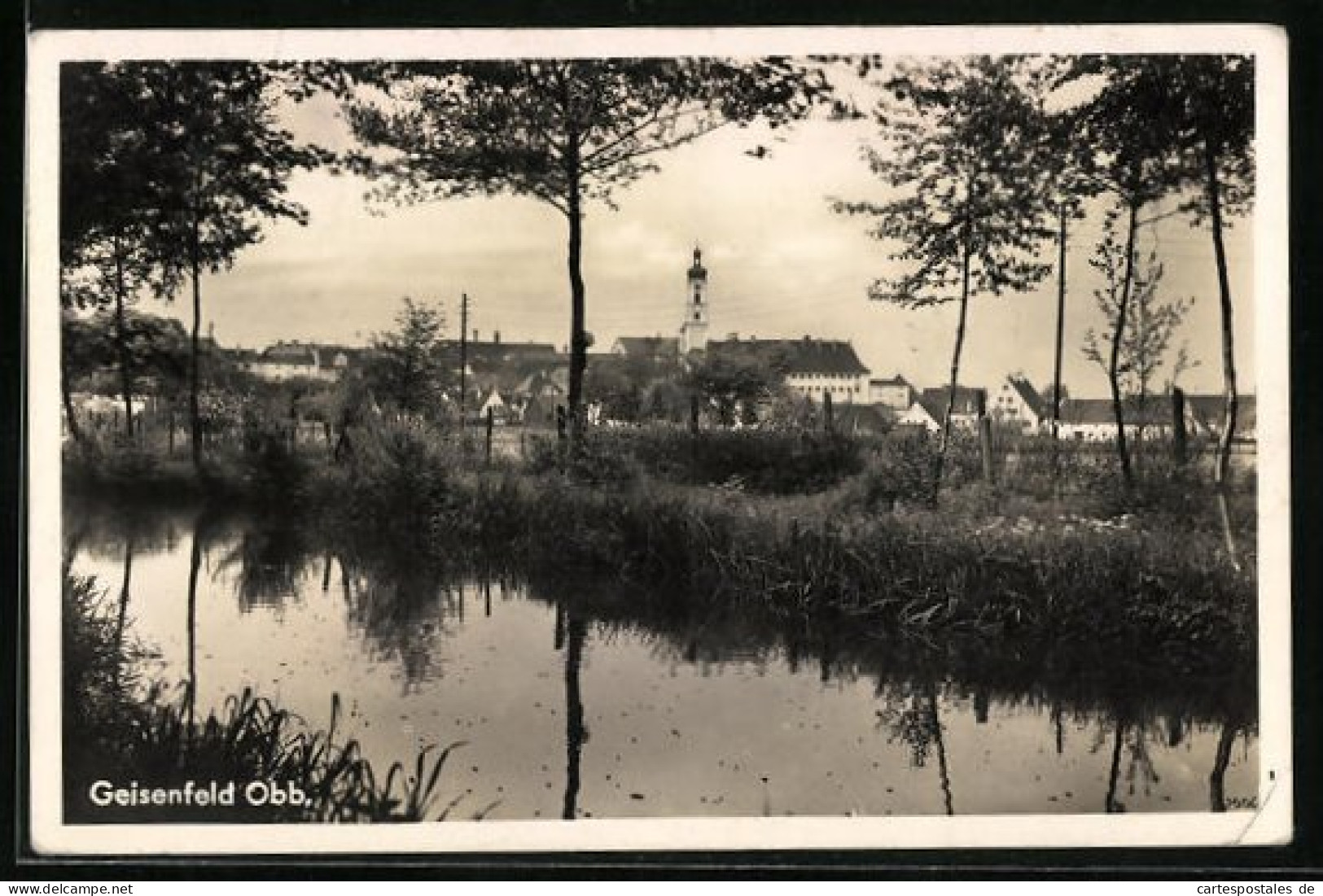 AK Geisenfeld / Obb., Blick Vom Flussufer  - Geisenfeld