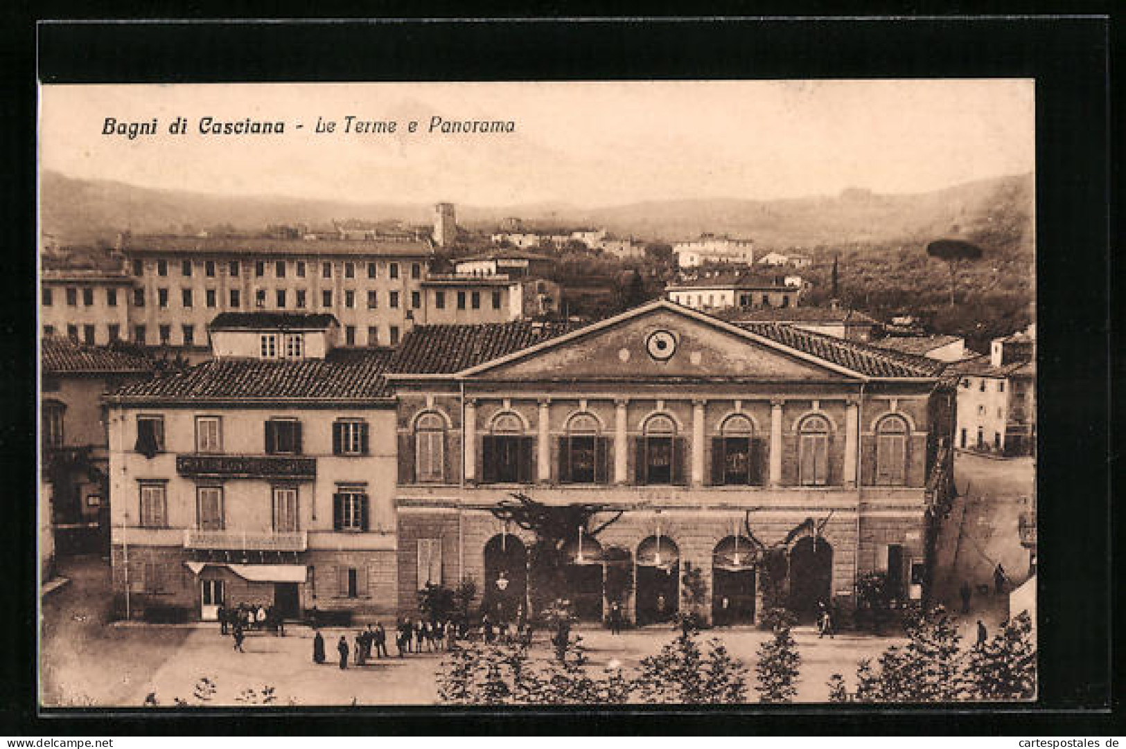Cartolina Bagni Di Casciana, Le Terme E Panorama  - Other & Unclassified