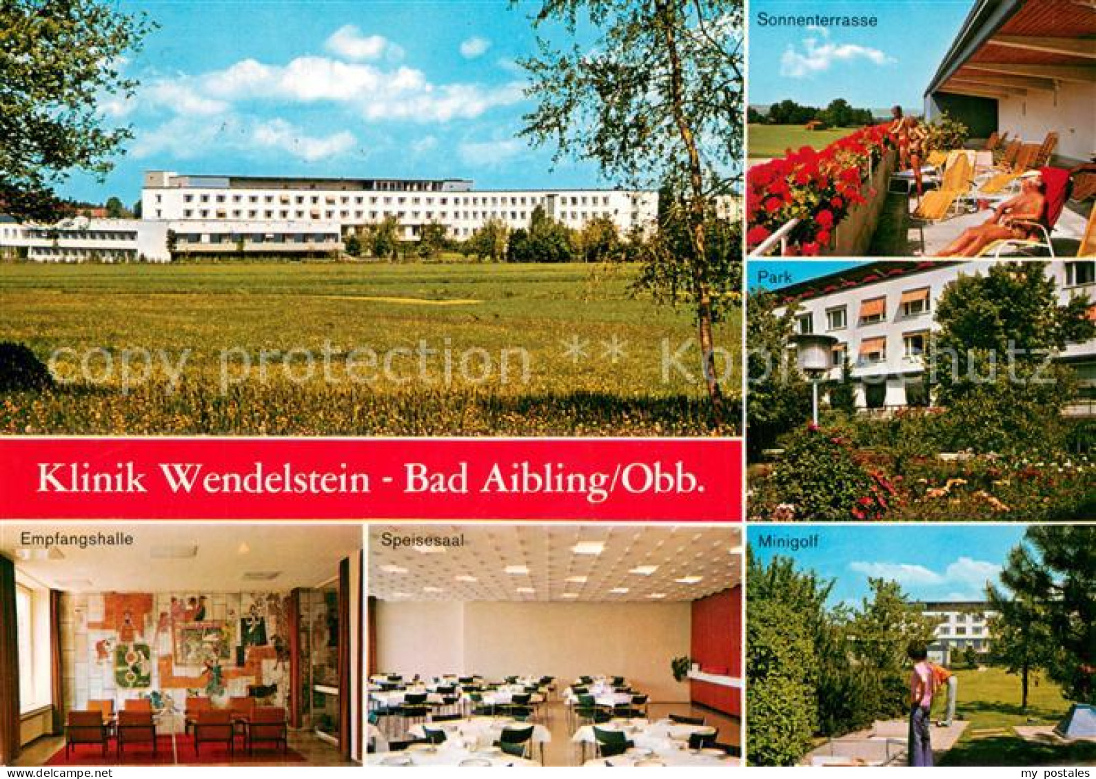 73759343 Bad Aibling Klinik Wendelstein Sonnenterrasse Empfangshalle Speisesaal  - Bad Aibling