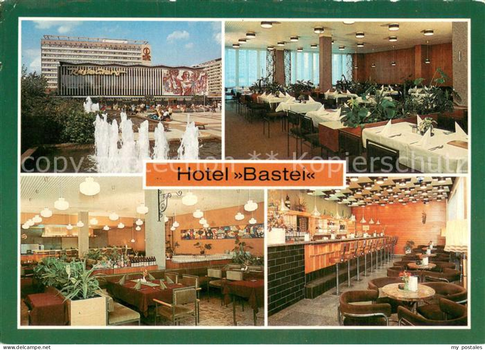 73759329 Dresden Interhotel Bastei Wasserspiele Restaurant Bastei Grill Tagesbar - Dresden