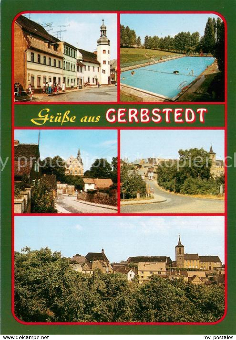 73759298 Gerbstedt Kirche Freibad Schloss Strassenpartie Gerbstedt - Gerbstedt