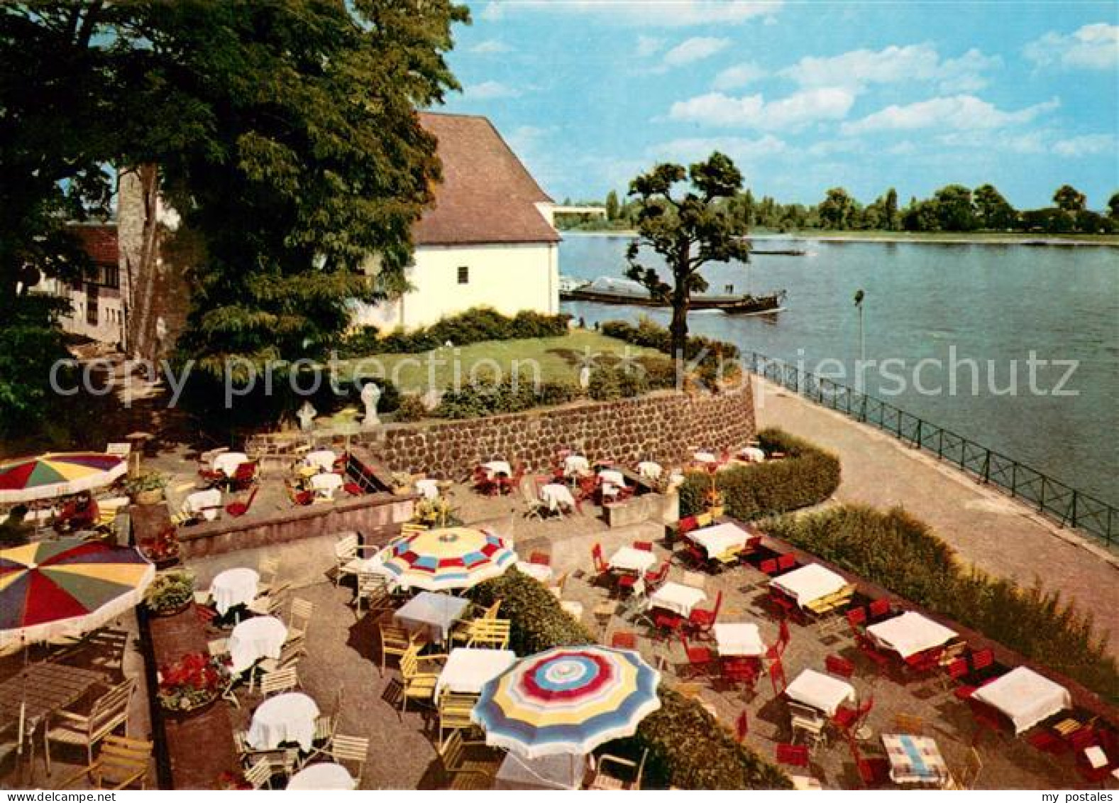 73759198 Rodenkirchen Koeln Hotel-Cafe-Rest. Der Kahlshof Rhein-Terrasse Rodenki - Koeln