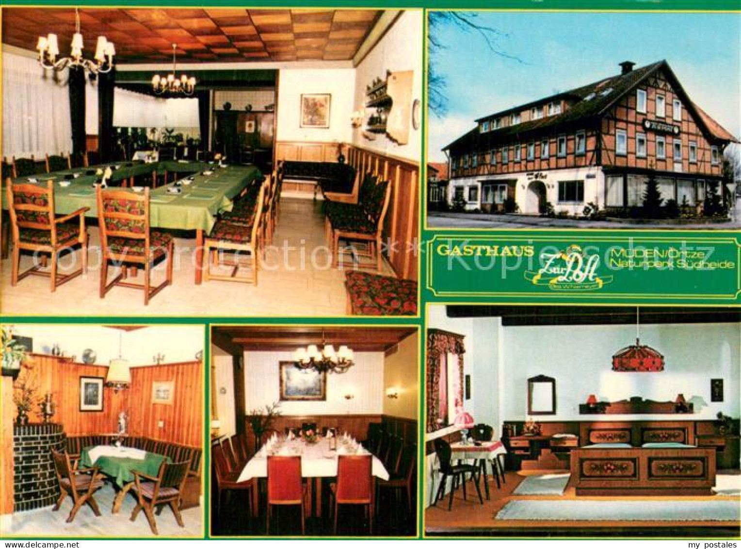 73759143 Mueden Oertze Gasthaus Zur Post Speiseraum Gaststube Zimmer Mueden Oert - Autres & Non Classés