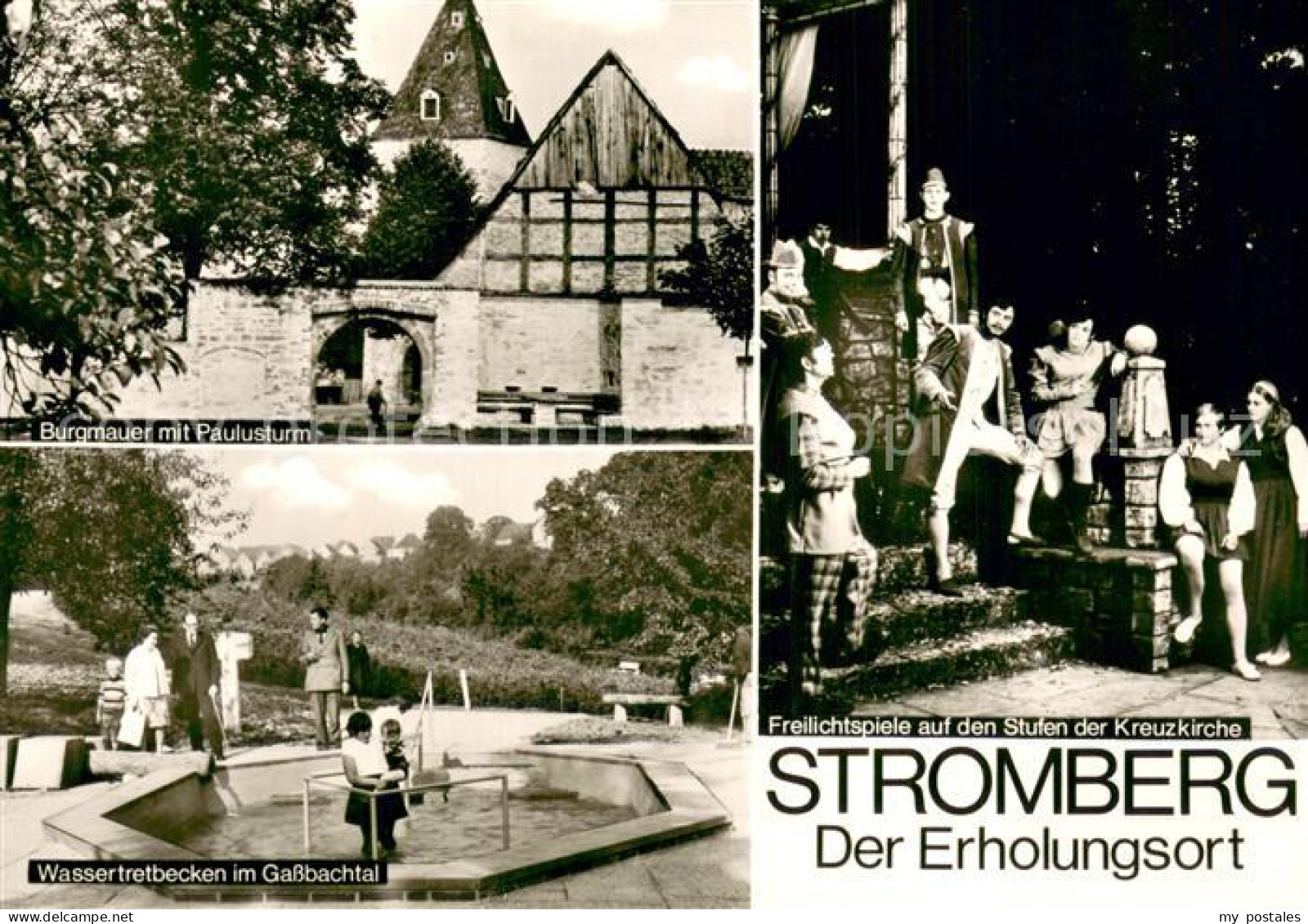 73759101 Stromberg Westfalen Freilichtspiele Kreuzkirche Burgmauer Mit Paulustur - Andere & Zonder Classificatie