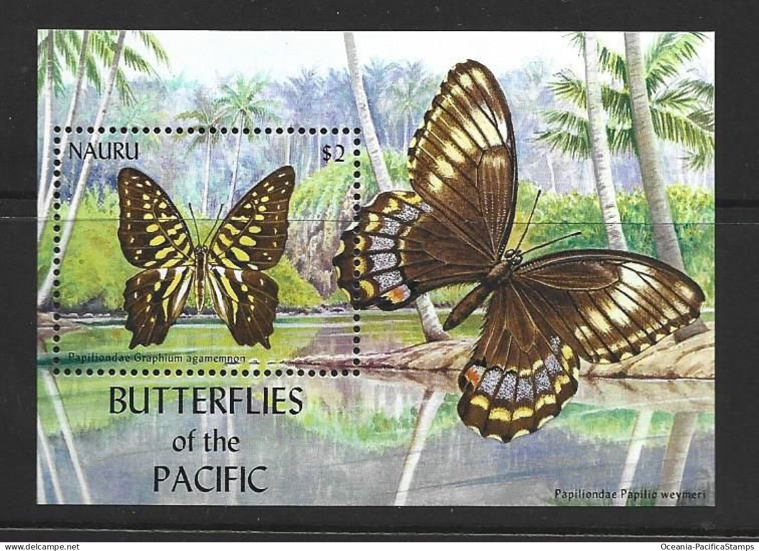 Nauru 2002 Pacific Butterflies $2 Miniature Sheet MNH - Nauru