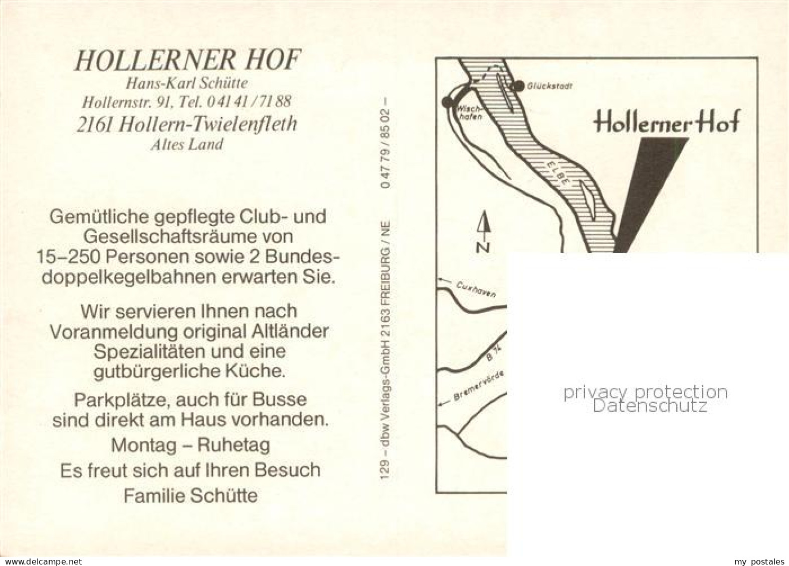 73759054 Twielenfleth Hollern Gasthof Hollerner Hof Gastraeume Bar  - Autres & Non Classés