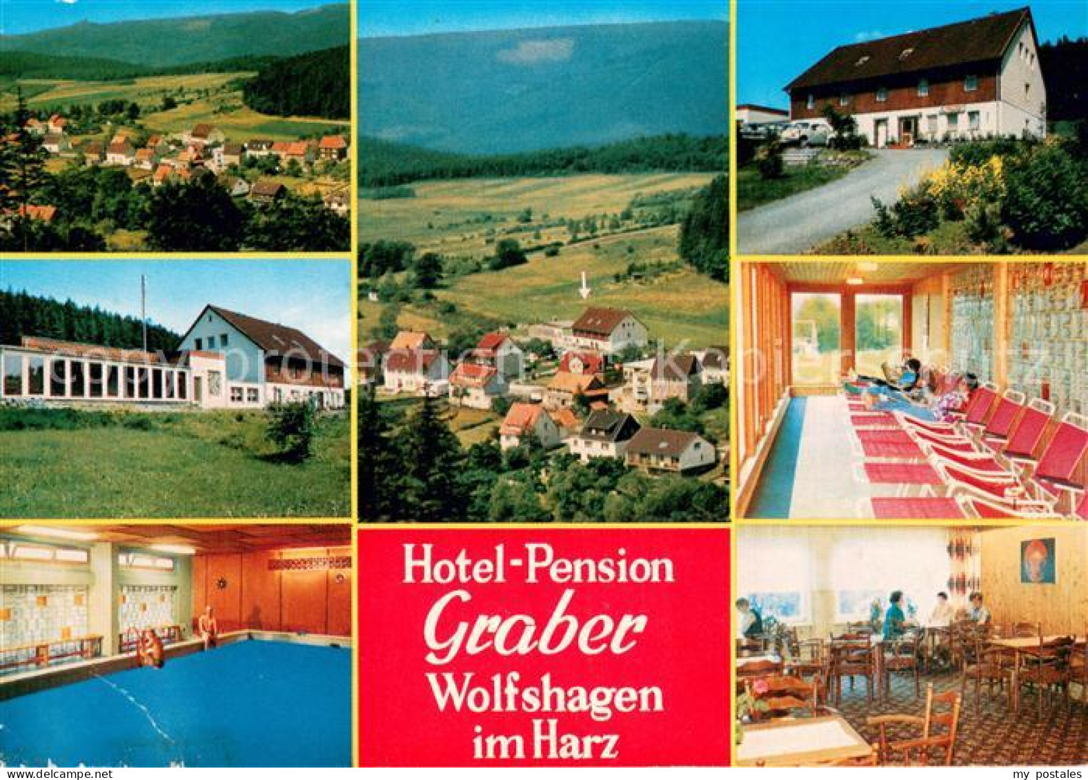 73759014 Wolfshagen Harz Panorama Hotel Pension Graber Gastraeume Hallenbad Wolf - Langelsheim