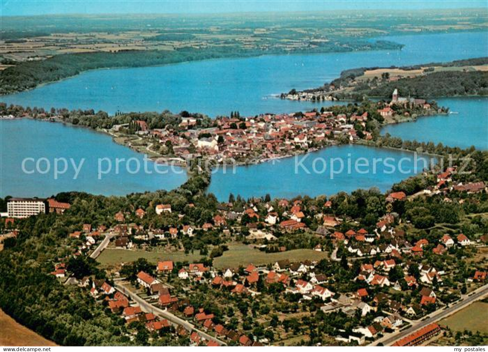 73759002 Ratzeburg Inselstadt Fliegeraufnahme Ratzeburg - Ratzeburg