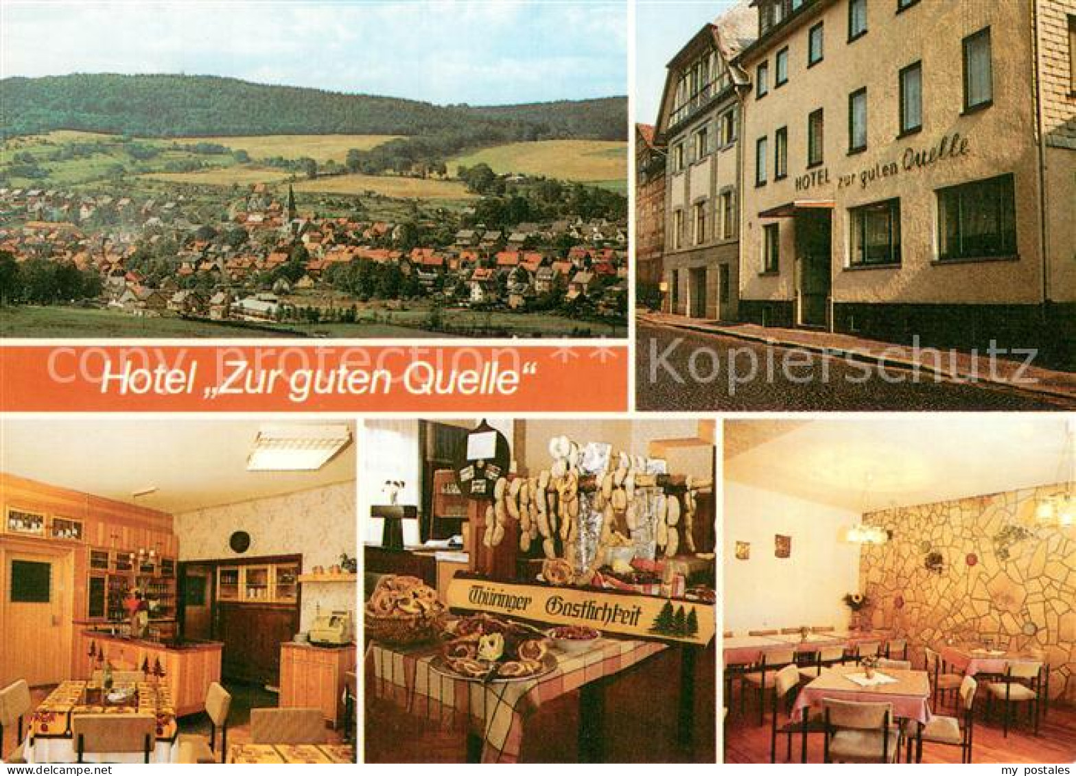 73758988 Brotterode Panorama Hotel Zur Guten Quelle Restaurant Thueringer Bueffe - Other & Unclassified
