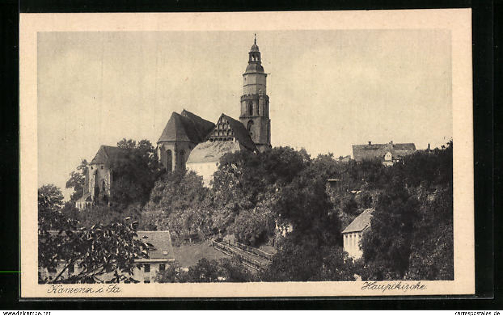 AK Kamenz I. Sa., Blick Zur Hauptkirche  - Kamenz