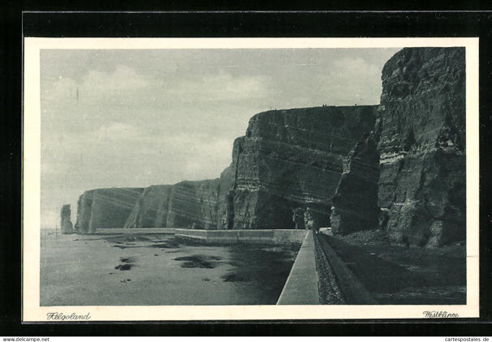 AK Helgoland, Partie An Der Westklippe  - Helgoland