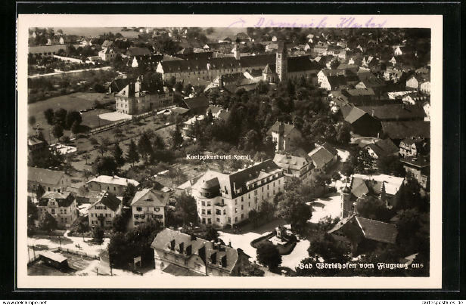 AK Bad Wörishofen, Panorama Vom Flugzeug Aus  - Bad Wörishofen