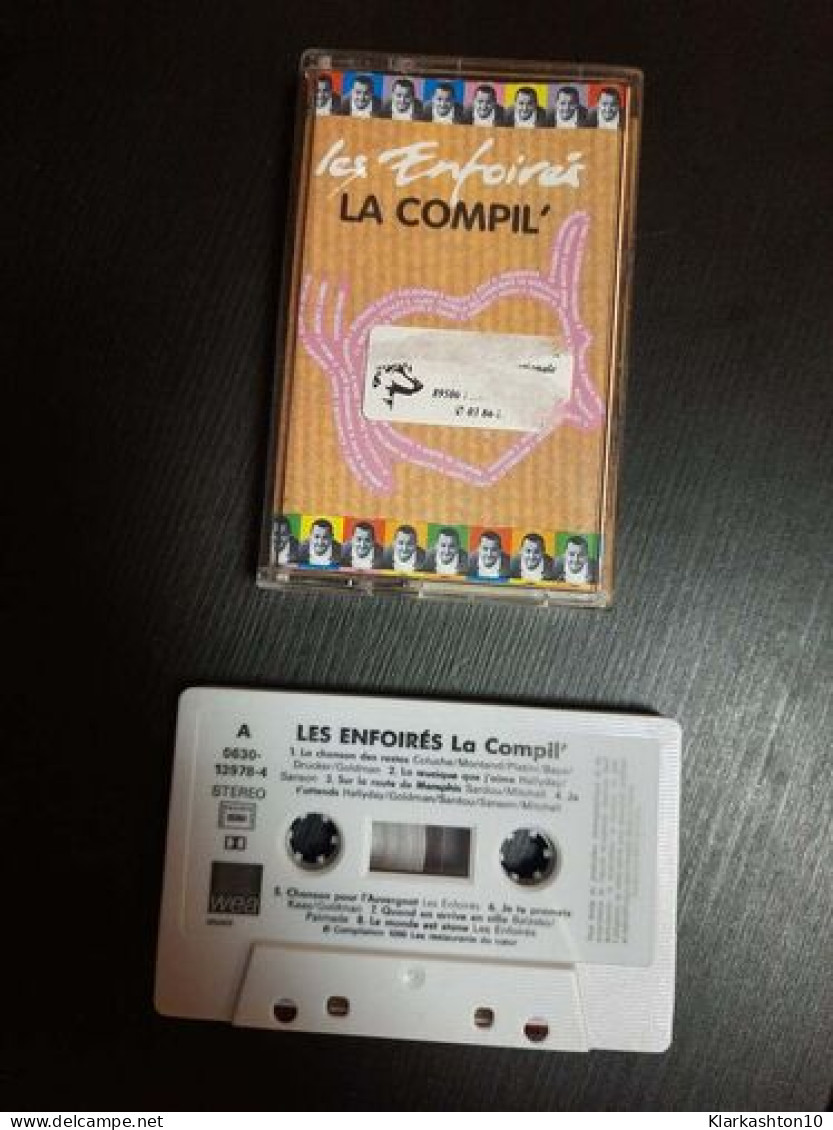 K7 Audio : Les Enfoirés - La Compil' - Audiokassetten