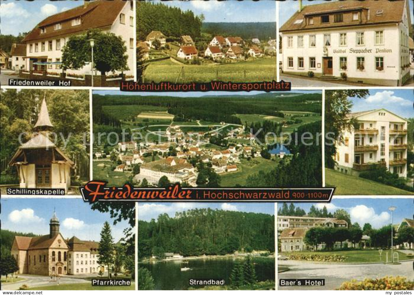 72493548 Friedenweiler Hoehenluftkurort Wintersportplatz Schwarzwald Friedenweil - Andere & Zonder Classificatie