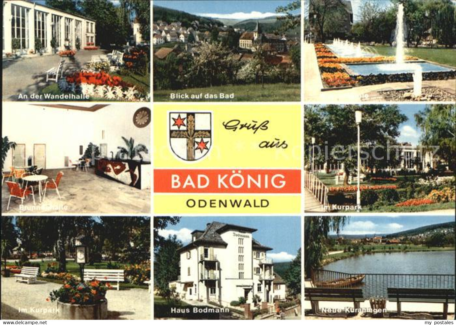 72493541 Bad Koenig Odenwald Wandelhalle Wasserspiele Kurpark Brunnenhalle Kurpa - Bad Koenig