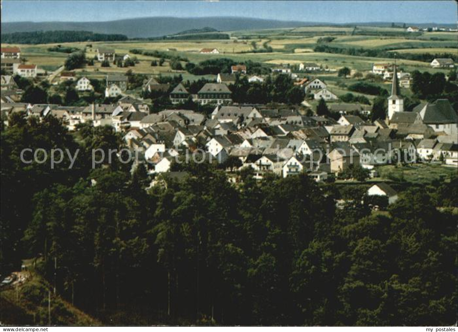 72493507 Manderscheid Eifel Panorama Heilklimatischer Kurort Manderscheid - Manderscheid