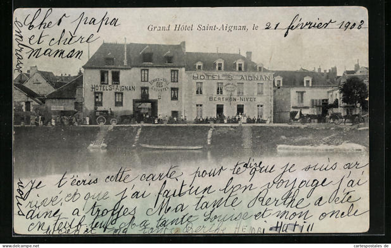 CPA Saint-Aignan, Grand Hôtel  - Saint Aignan