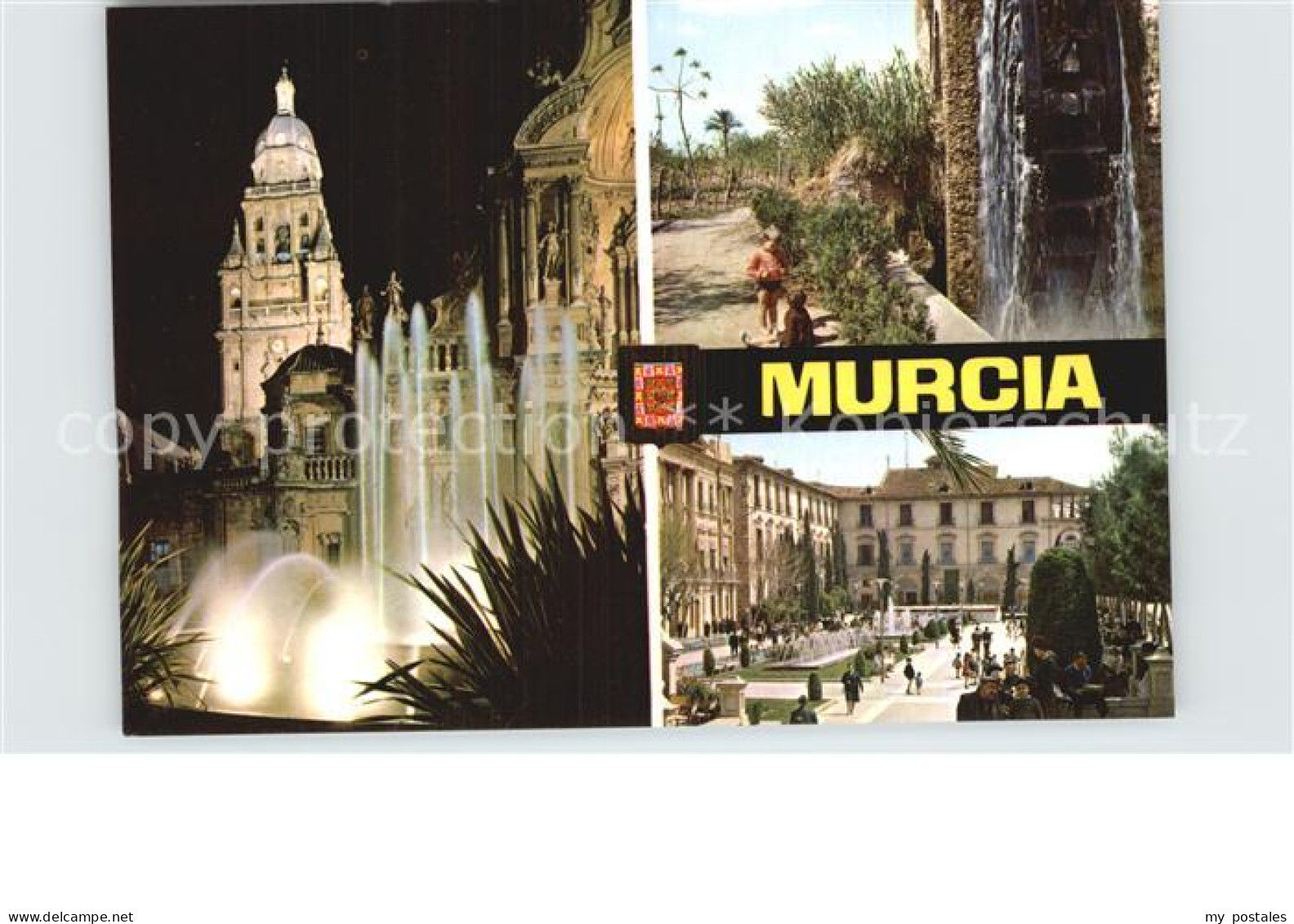 72493373 Murcia Kirch Mit Brunnen Platz Wasserfall Murcia - Sonstige & Ohne Zuordnung