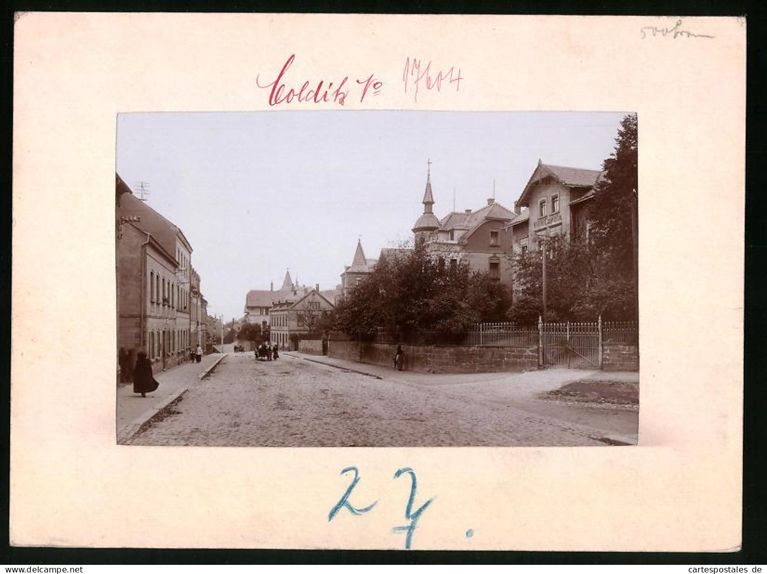 Fotografie Brück & Sohn Meissen, Ansicht Colditz, Villa Carola In Der Dresdnerstrasse  - Orte