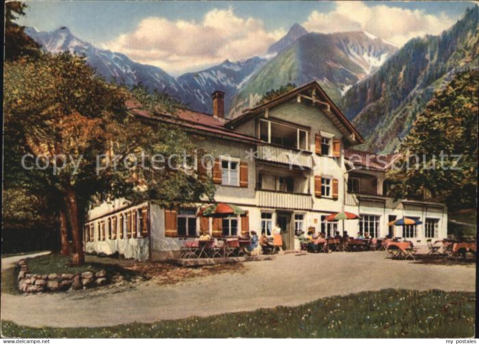 72493279 Oberstdorf Berggasthof Spielmannsau Anatswald - Oberstdorf