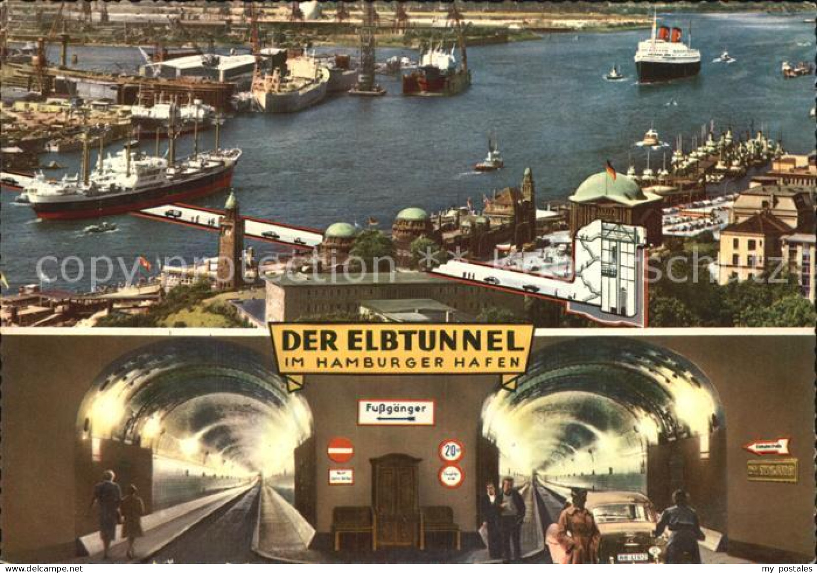 72493268 Hamburg Elbtunnel Hamburg - Sonstige & Ohne Zuordnung