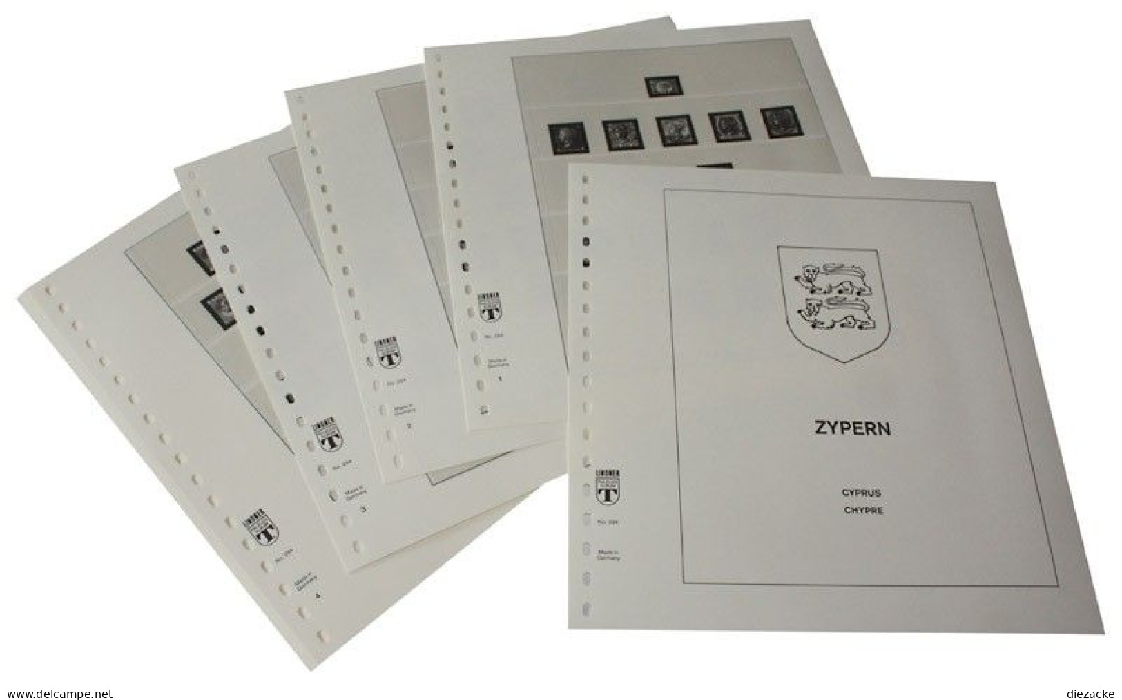 Lindner-T Zypern 1880-1955 Vordrucke 294 Neuware ( - Vordruckblätter