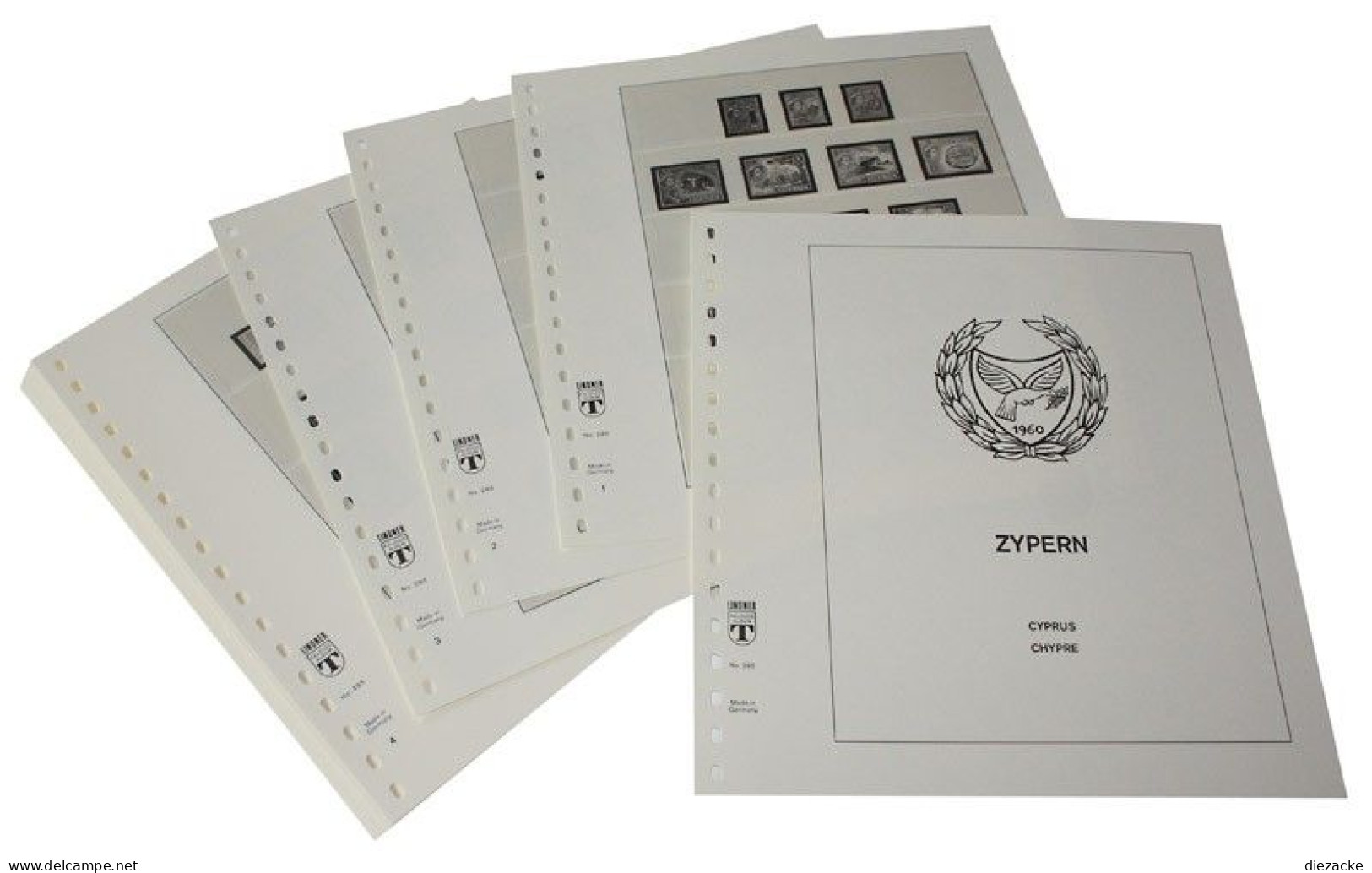 Lindner-T Zypern 1960-1971 Vordrucke 295 Neuware ( - Pré-Imprimés