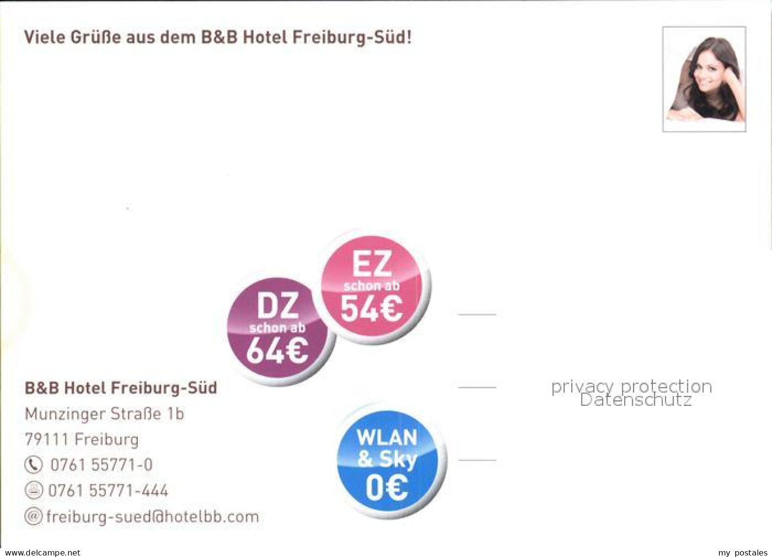 72493066 Freiburg Breisgau B Und B Hotels Kuenstlerkarte Freiburg Breisgau - Freiburg I. Br.
