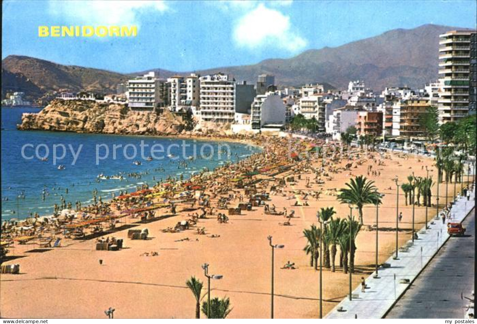 72492575 Benidorm Strandpromenade  - Autres & Non Classés